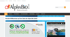 Desktop Screenshot of alphabio.de