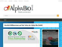 Tablet Screenshot of alphabio.de